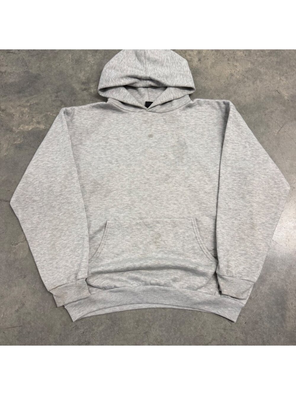 LA Speedy 2000s Blank Heather Grey Hoodie